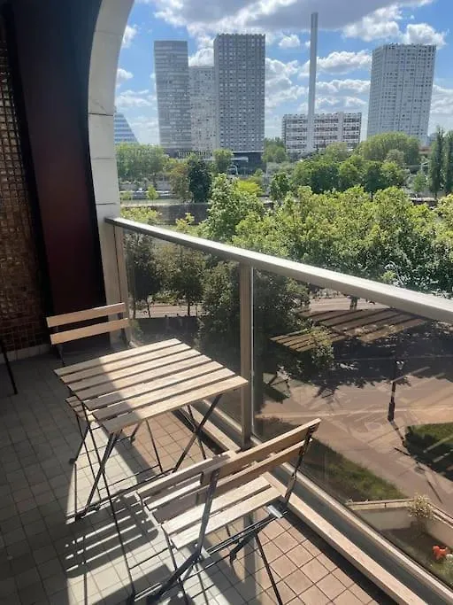 Tour Eiffel Vue Seine Avec Terrasse Apartamento